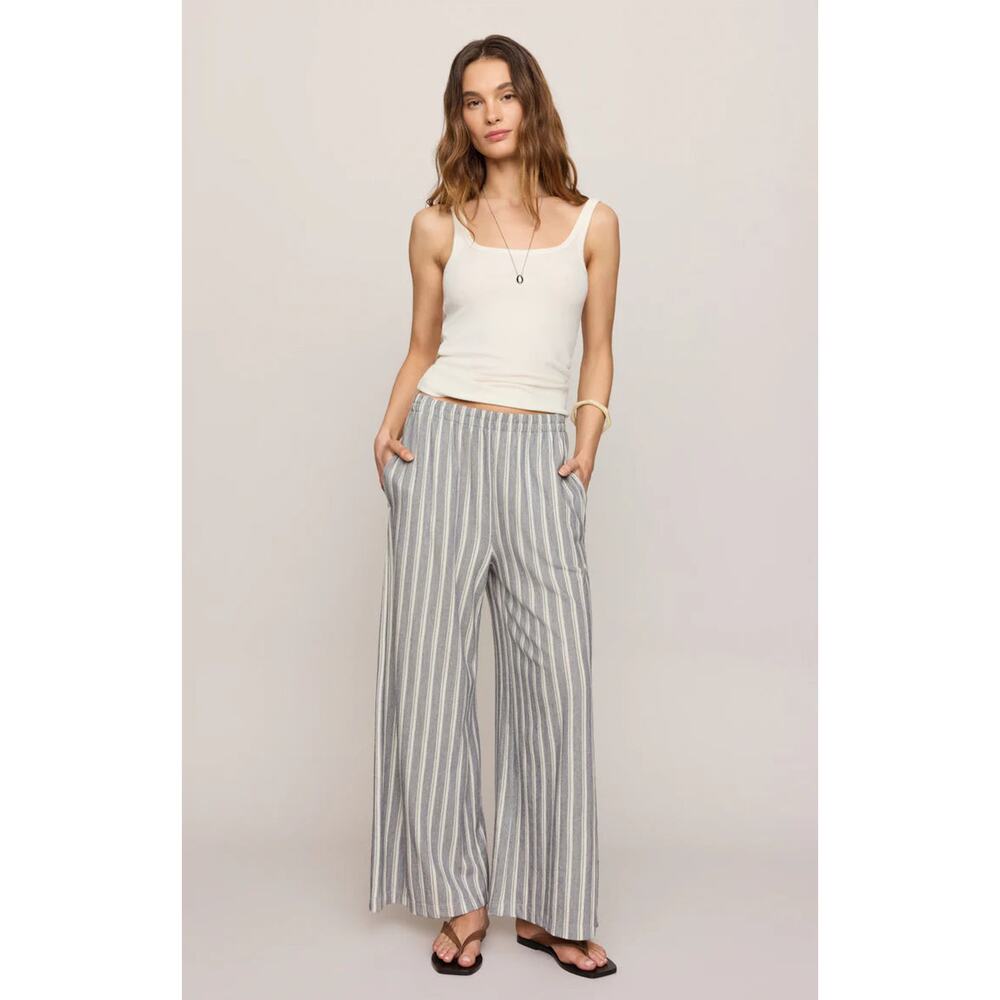 Z Supply Scout Knit Striped Pant - Summer Stone NWT SIZE L XL